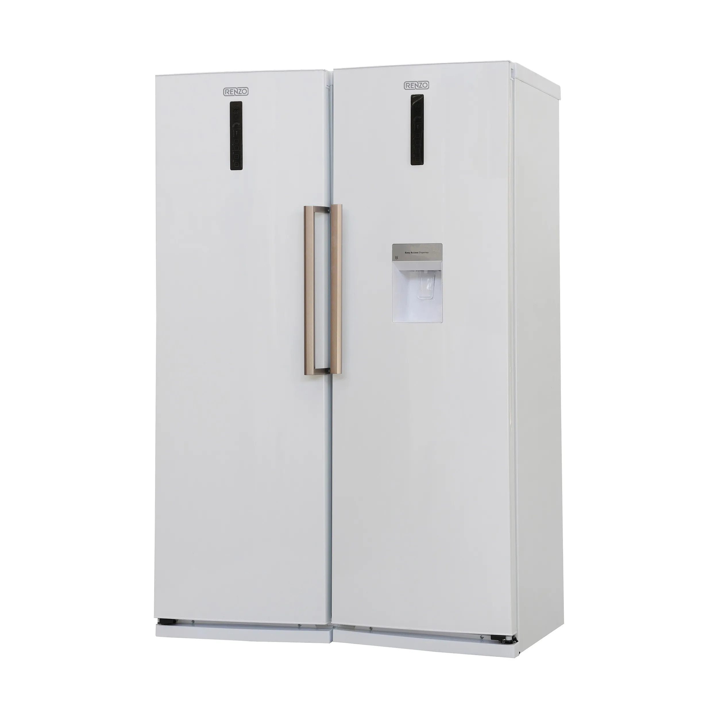 یخچال فریزر رنزو مدل 6020 یخساز اتوماتیک سفید