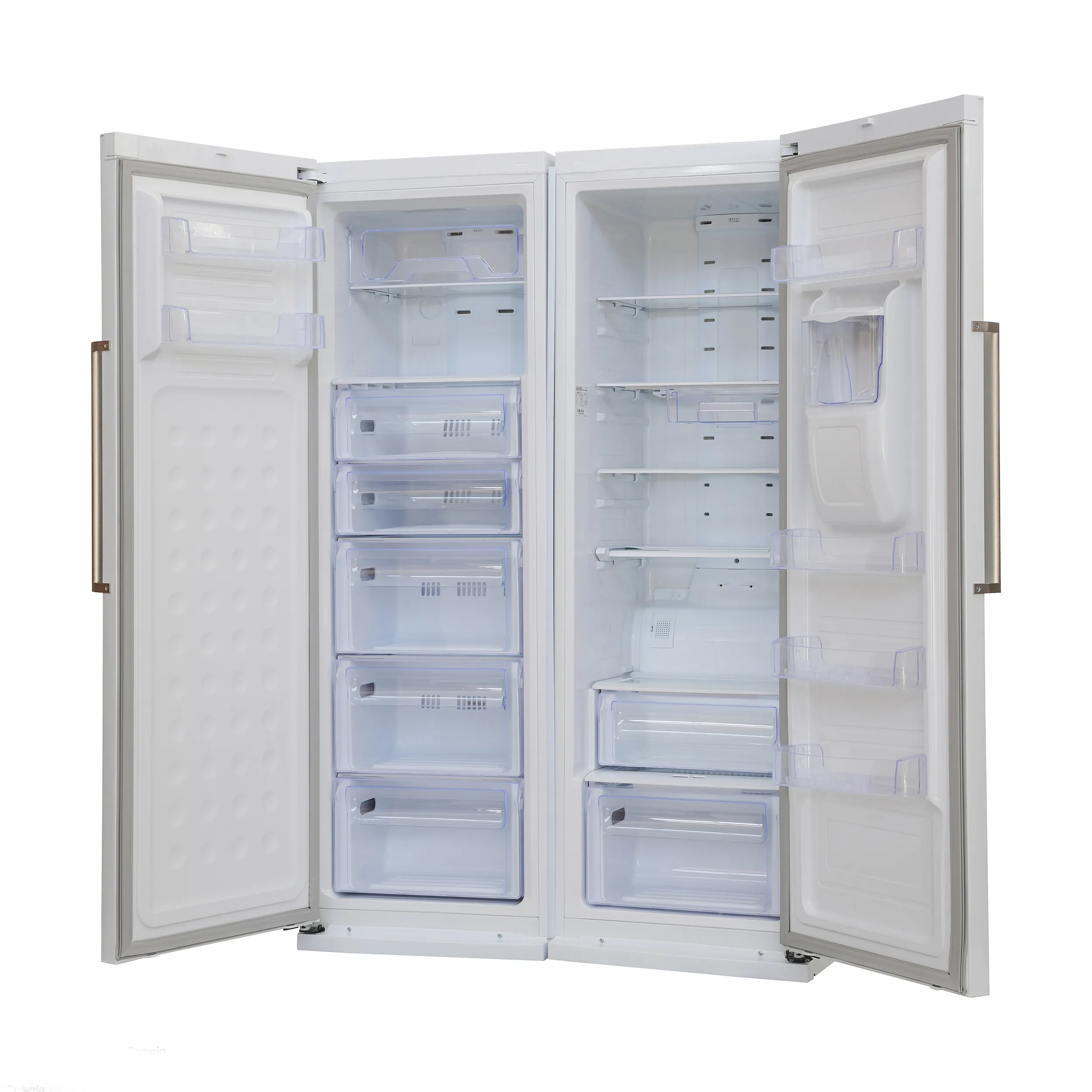 یخچال فریزر رنزو مدل 6020 یخساز اتوماتیک درب باز